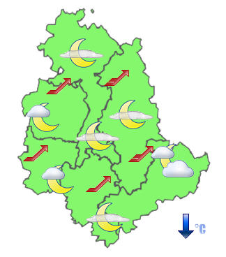 Previsioni di Oggi Sera-Notte