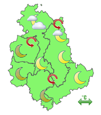 Previsioni di Oggi Sera-Notte