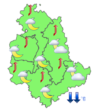 Previsioni di Oggi Sera-Notte