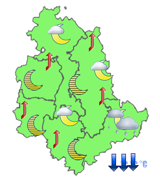 Previsioni di Oggi Sera-Notte