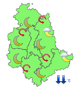 Previsioni di Oggi Sera-Notte