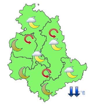 Previsioni di Oggi Sera-Notte