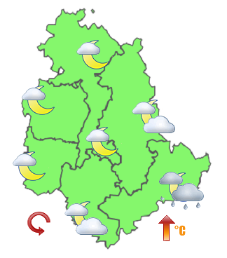 Previsioni di Oggi Sera-Notte
