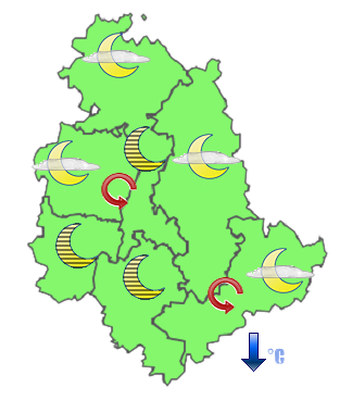 Previsioni di Oggi Sera-Notte