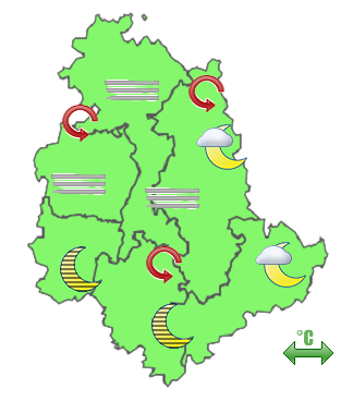Previsioni di Oggi Sera-Notte