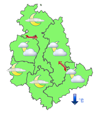 Previsioni di Oggi Sera-Notte