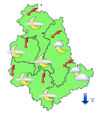 Previsioni di Oggi Sera-Notte