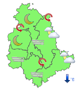 Previsioni di Oggi Sera-Notte