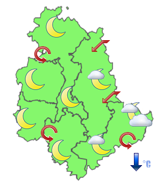 Previsioni di Oggi Sera-Notte