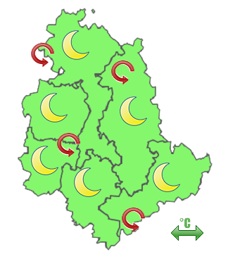 Previsioni di Oggi Sera-Notte