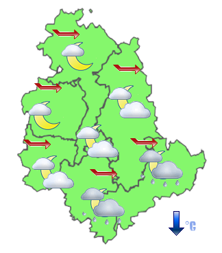 Previsioni di Oggi Sera-Notte