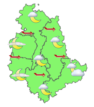 Previsioni di Oggi Sera-Notte