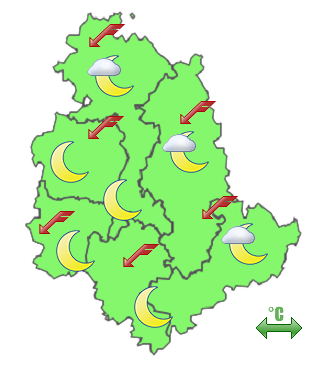Previsioni di Oggi Sera-Notte