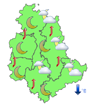 Previsioni di Oggi Sera-Notte