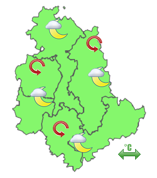 Previsioni di Oggi Sera-Notte