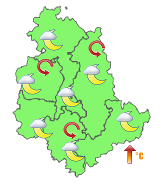 Previsioni di Oggi Sera-Notte