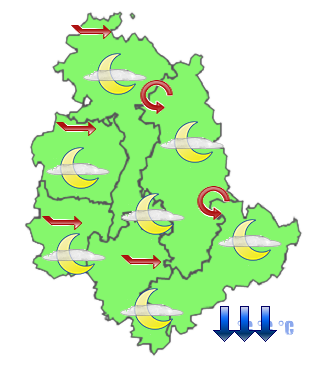 Previsioni di Oggi Sera-Notte