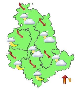 Previsioni di Oggi Sera-Notte