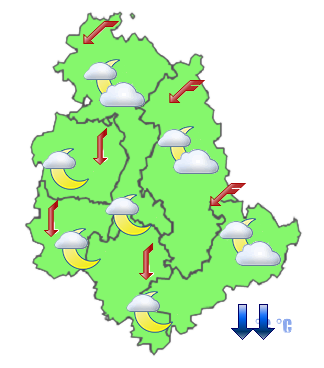 Previsioni di Oggi Sera-Notte