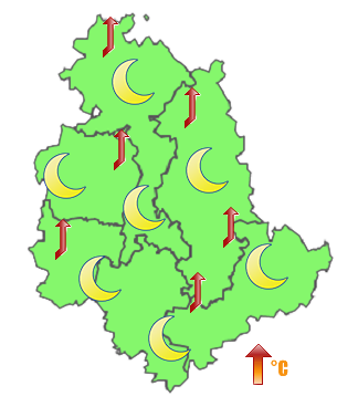 Previsioni di Oggi Sera-Notte