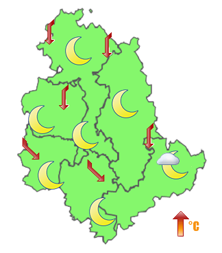 Previsioni di Oggi Sera-Notte