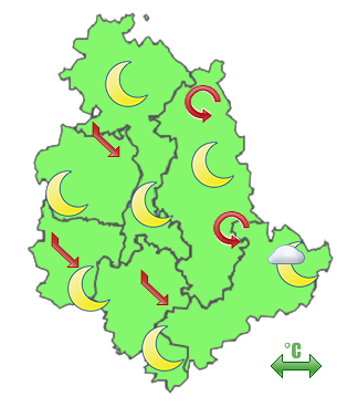 Previsioni di Oggi Sera-Notte