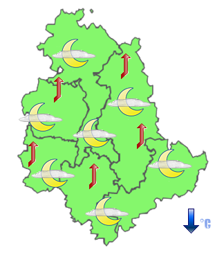 Previsioni di Oggi Sera-Notte