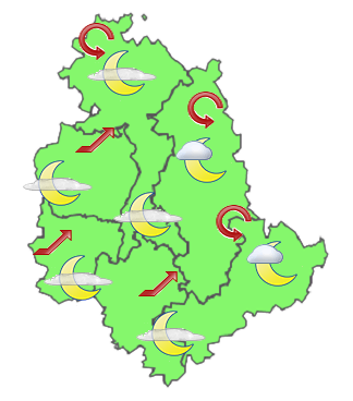 Previsioni di Oggi Sera-Notte