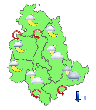 Previsioni di Oggi Sera-Notte