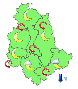 Previsioni di Oggi Sera-Notte