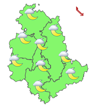 Previsioni di Oggi Sera-Notte