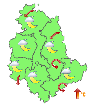 Previsioni di Oggi Sera-Notte