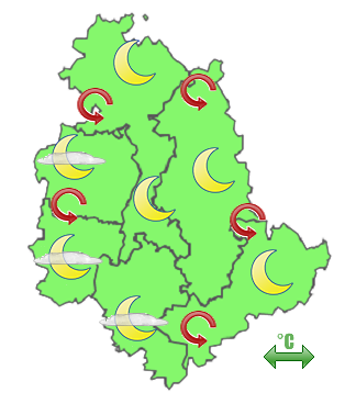 Previsioni di Oggi Sera-Notte