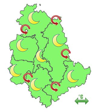 Previsioni di Oggi Sera-Notte