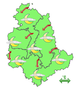 Previsioni di Oggi Sera-Notte