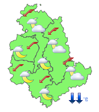 Previsioni di Oggi Sera-Notte
