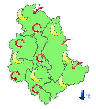 Previsioni di Oggi Sera-Notte