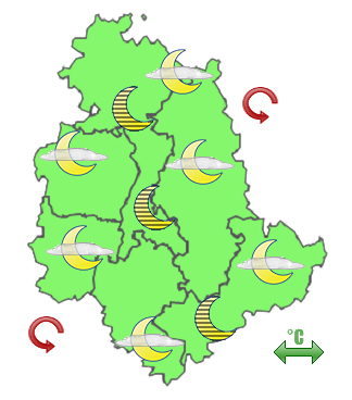 Previsioni di Oggi Sera-Notte