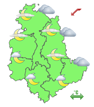 Previsioni di Oggi Sera-Notte