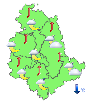 Previsioni di Oggi Sera-Notte