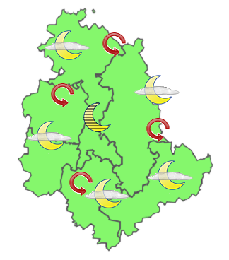 Previsioni di Oggi Sera-Notte