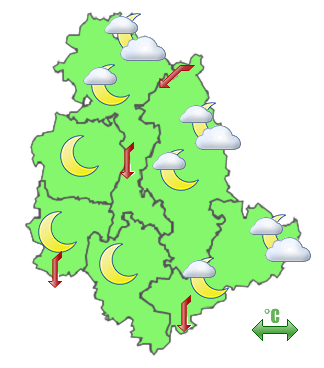 Previsioni di Oggi Sera-Notte