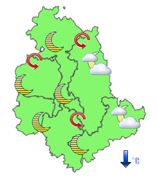 Previsioni di Oggi Sera-Notte