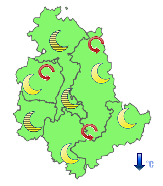 Previsioni di Oggi Sera-Notte