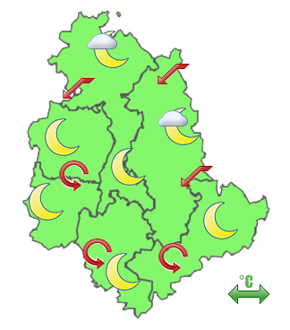 Previsioni di Oggi Sera-Notte