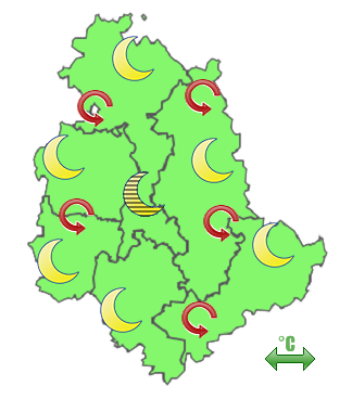 Previsioni di Oggi Sera-Notte