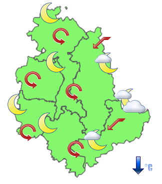 Previsioni di Oggi Sera-Notte