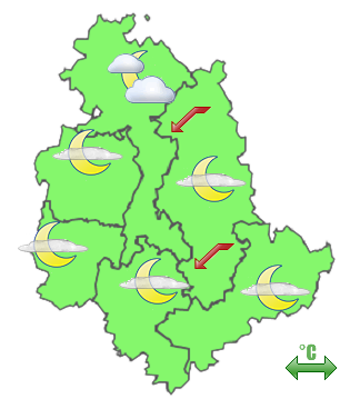 Previsioni di Oggi Sera-Notte