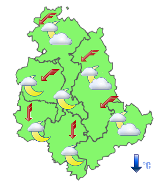 Previsioni di Oggi Sera-Notte