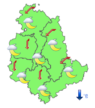 Previsioni di Oggi Sera-Notte